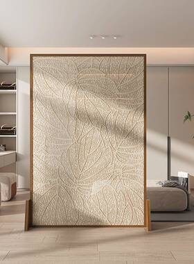 屏风隔断客厅移动简约入户遮新挡艺进蕉门卫生间卧OJC室芭布叶座