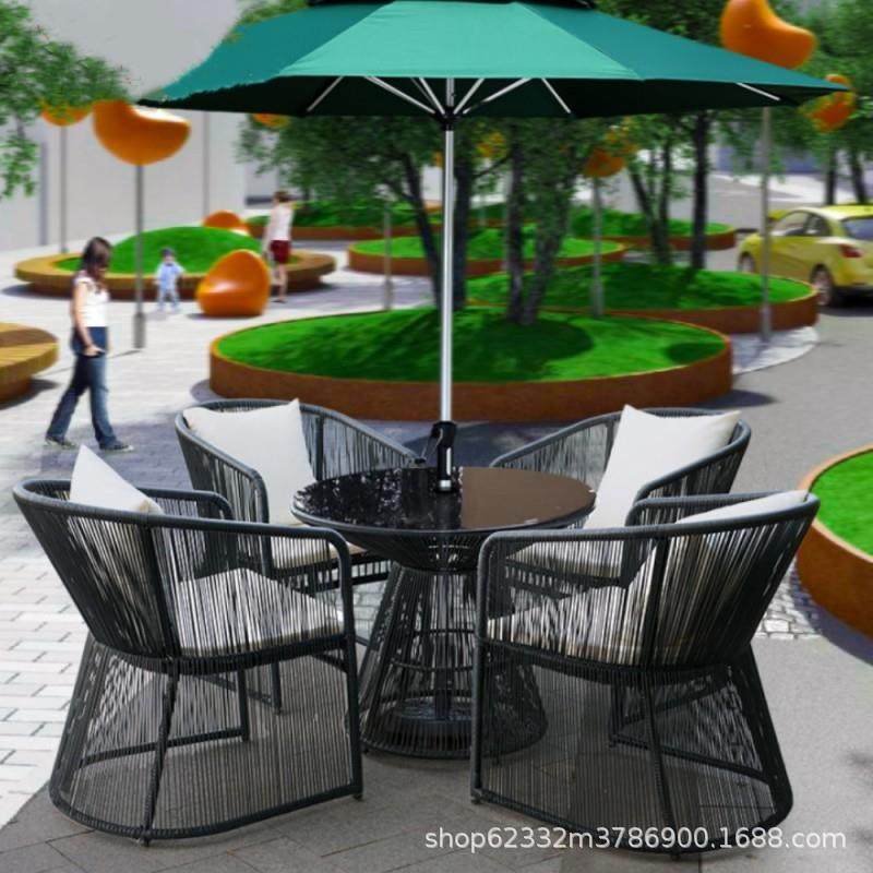 时尚户外桌椅庭院别墅露天防水防晒带伞藤编组合阳台休闲藤椅,特色手工艺,其他特色工艺品,淘宝优惠券,粉丝福利购,淘宝优惠卷