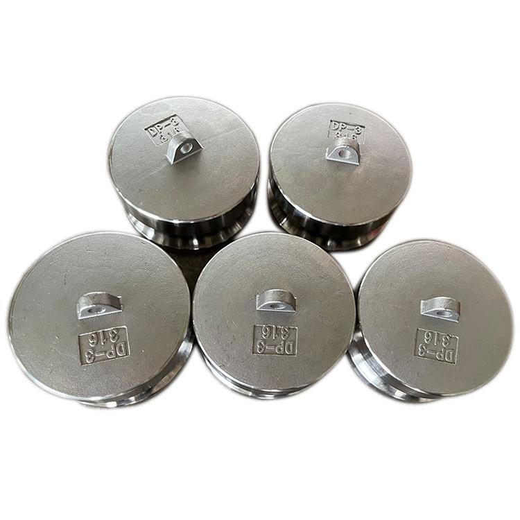 不锈钢快速接头独盖重型DP3寸配件阴阳端