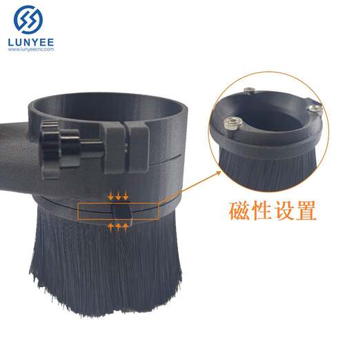 数控雕刻机配件主轴刷防尘刷52/65/80m吸尘器775电机300w500w主轴