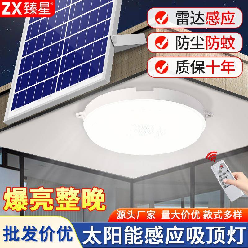 楼梯感应灯农村厕所家用走廊过道人体感应楼道灯门口吸顶灯