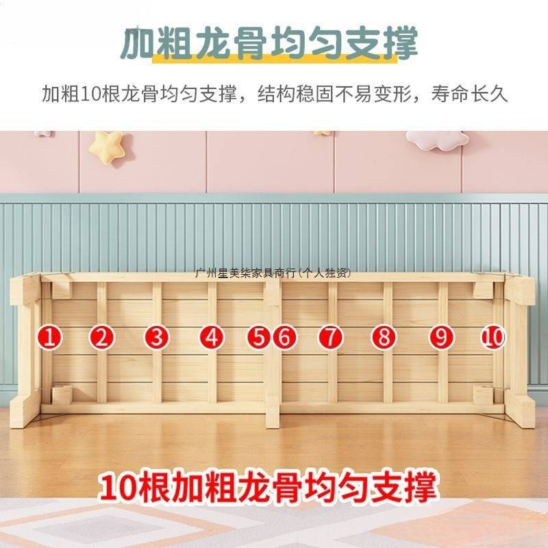 折叠加宽床拼接神器床边床家用婴儿床加宽儿童床双人午休床成人床