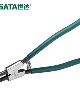 72025卡簧钳德式轴用曲口外卡挡圈钳卡环钳多功能弯头13英寸