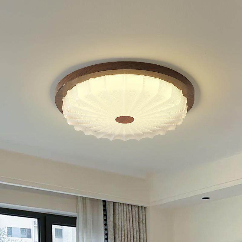 美式复古设计师款主卧室房间灯法式奶油风书房灯具中古风吸顶灯