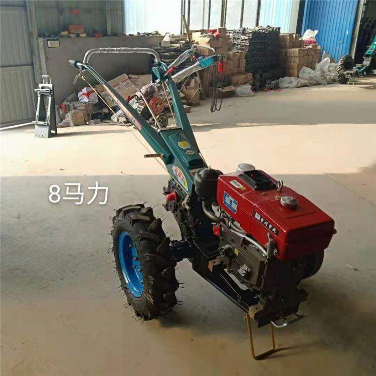 8马力小型农用手扶拖拉机山地开荒除草手扶拖拉机各种农机农具