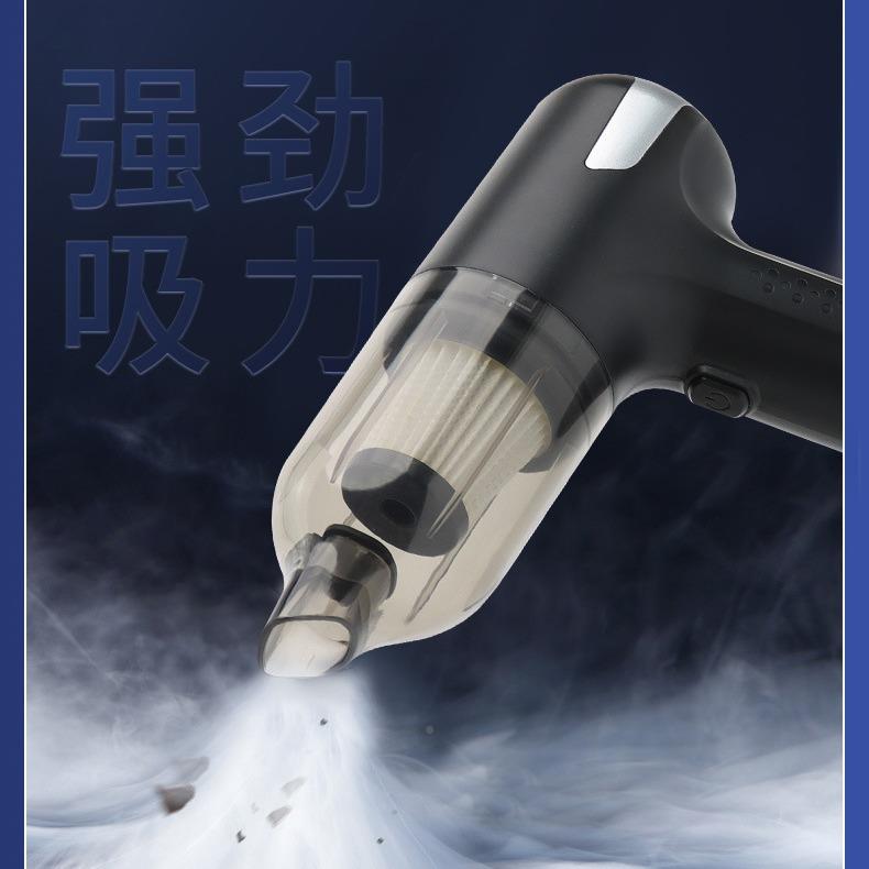 汽车线小率型迷你手无361持充电车载吸器清家两用大功吹吸大吸尘