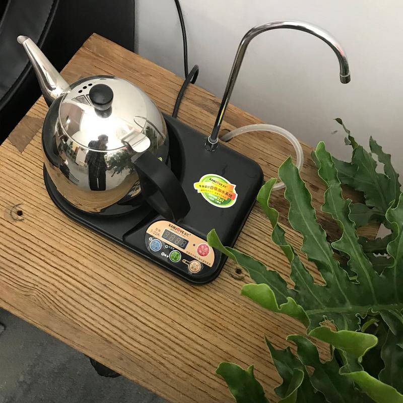 式古实木茶水柜简约现代原木餐边置物台GQE架新小中家具老榆木新