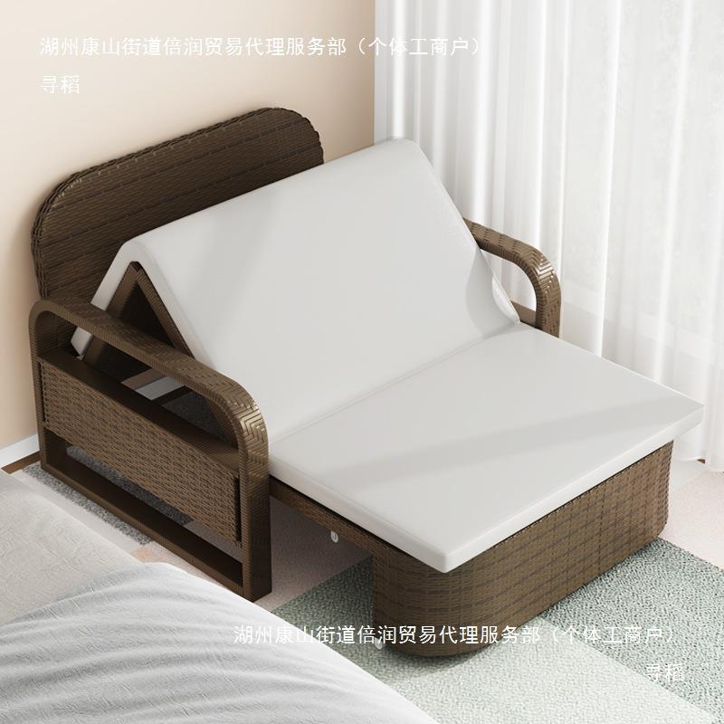沙发床折叠能两用单人椅阳台多功发办小公户型918伸缩沙客厅
