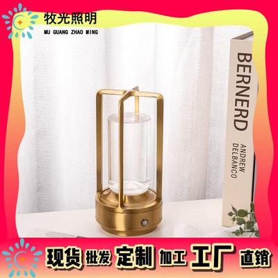 亚马逊跨境台灯装饰晚餐桌面灯酒吧餐厅清吧氛围灯户外露营小夜灯