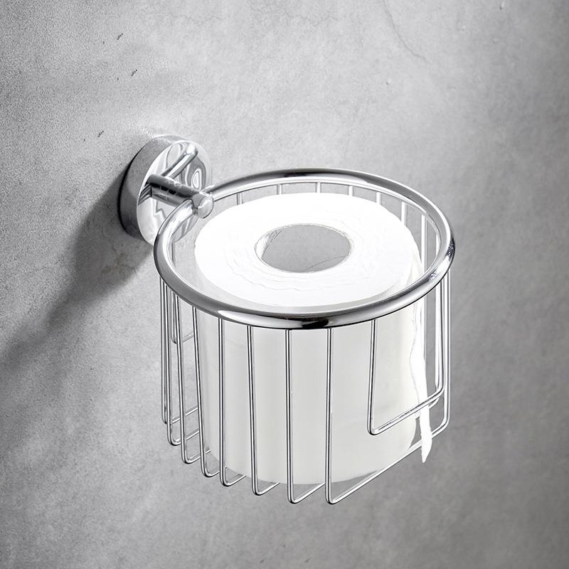 轻奢全铜卫生间卷纸架浴室手纸篓壁挂式卫生间纸置物架创意纸巾盒