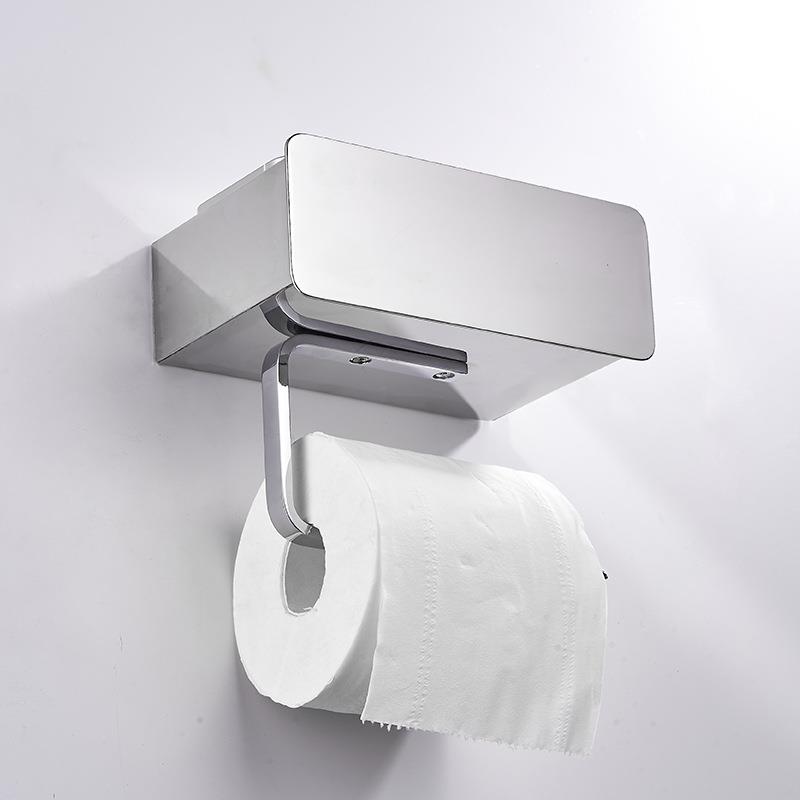 抽拉纸架304不锈钢774壁式挂手间厕纸架卫生间巾纸巾盒抽屉卷洗纸