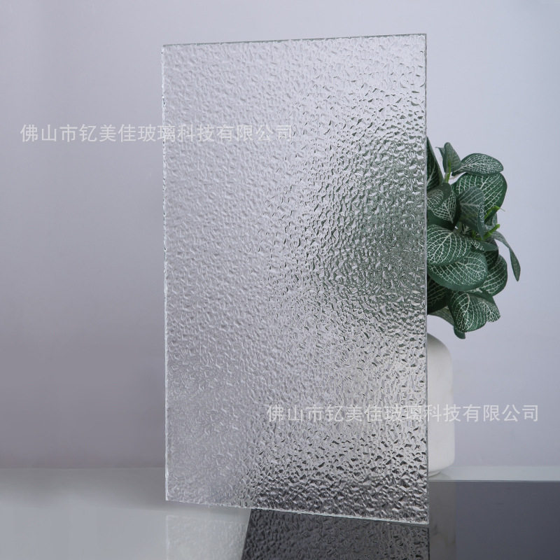 厂家生产立体艺术压花钢化玻璃花纹屏风隔断浴室厨房门窗玻璃