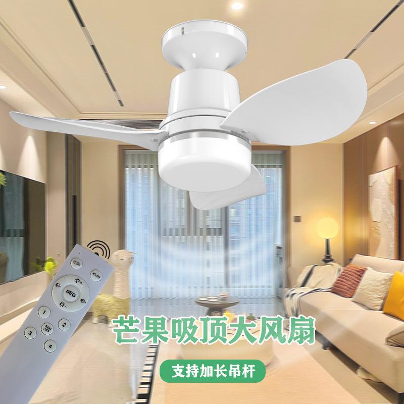 厂家直销新款大三叶遥控风扇灯E27螺口家用静音大风力分体扇叶灯