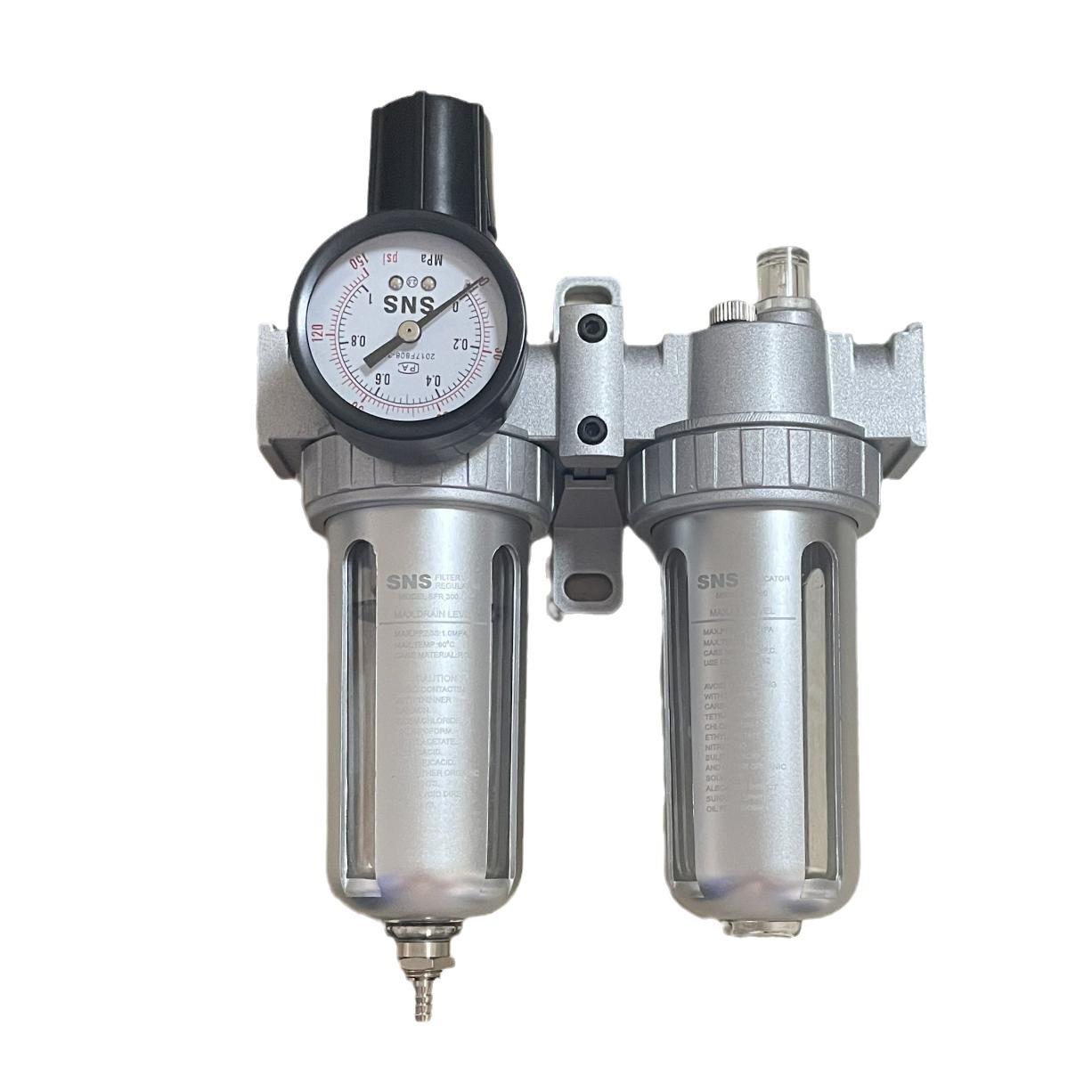 减压调压油水分离器两联体单联体过滤器空压机配件4分处理器