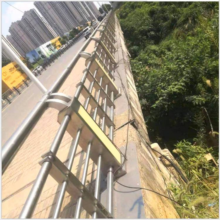 科阳桥梁护栏景观公园防撞栏河道栅栏高架桥不锈钢复合管防护栏杆