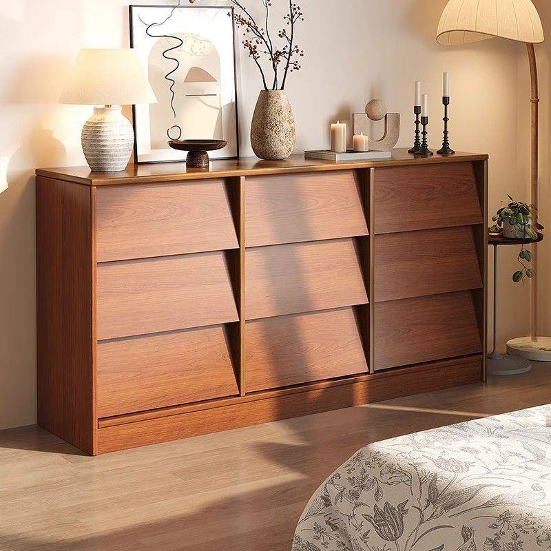 中古风实木斗柜卧室床尾小置物客厅收纳靠墙储物柜柜九斗柜边575