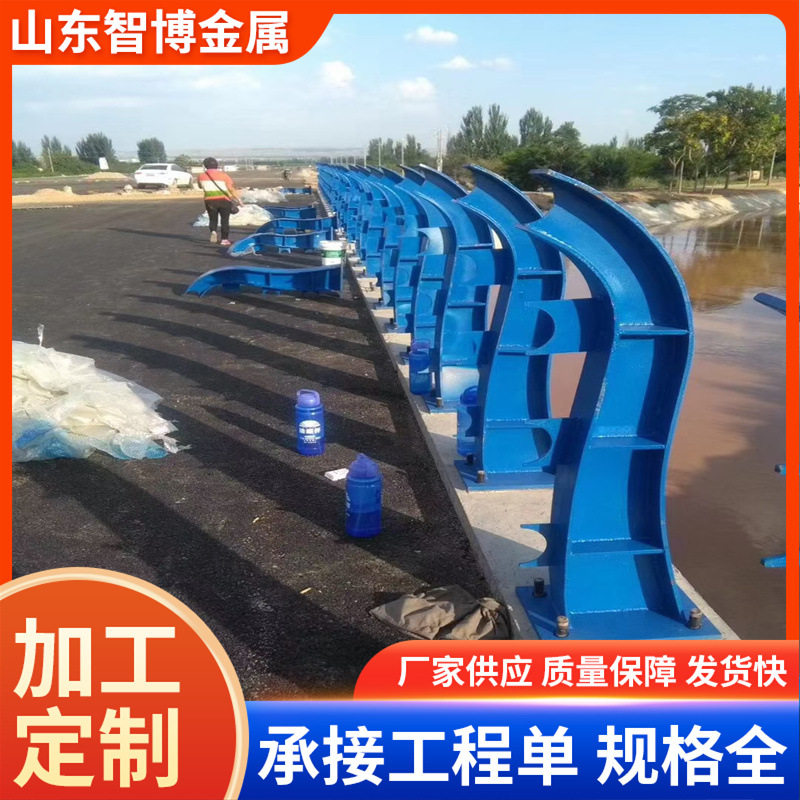 Q235铸铁铸钢立柱河道不锈钢立柱厂家现货桥梁防撞栏杆钢板立柱