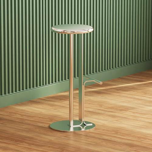 9C室外不锈钢酒吧椅高脚凳庭院露天吧椅户外酒吧凳家用轻奢岛台吧