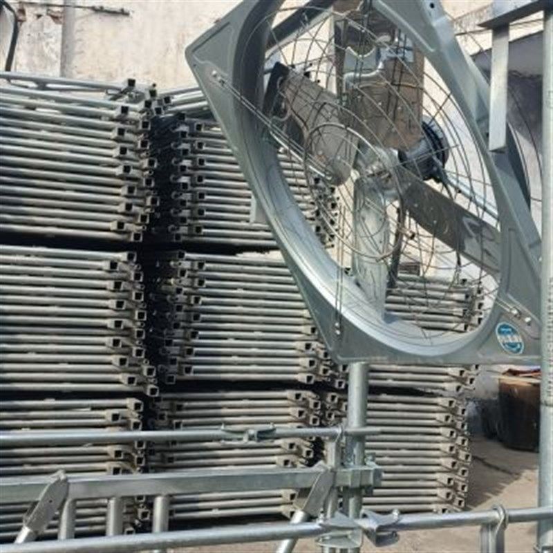 牧场通风降温设备牛场风机 1100型 悬挂式牛舍风扇 镀锌外框牛扇