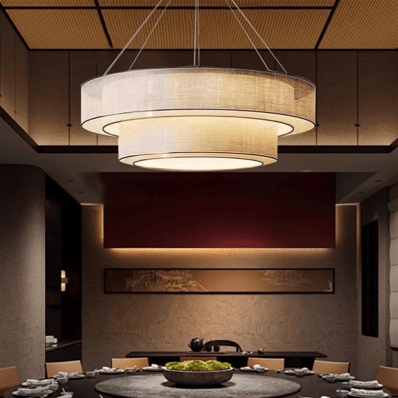 包厢吊灯中式餐厅定制房r间餐桌餐饮火锅店中国风饭店大厅酒店灯