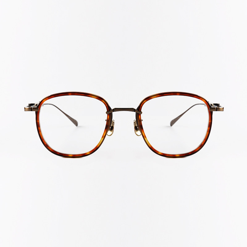 称称眼镜 奢雅板材圆润感方框近视眼镜架男潮可伸缩镜腿眼镜框女