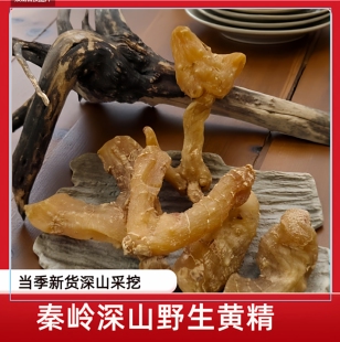 秦岭深山野生黄精鸡头参鸡头黄精泡水泡酒正品 250克