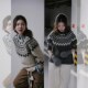 氛围感米白色费尔岛圣诞毛衣女秋冬慵懒风高级感套头圆领针织上衣