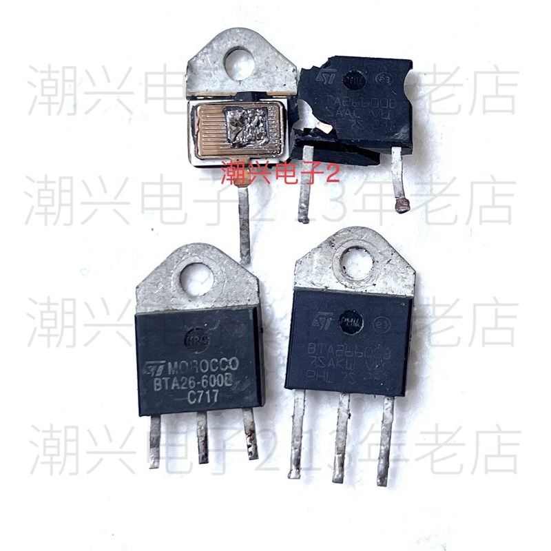 BTA26-600B BTA26-1200  BTA26-800 原装原字拆机双向半导体控制