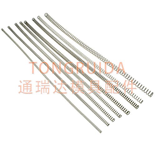 模具用线性弹簧黑色圆线压簧6/8/10*0.5/0.6/0.8/1/1.2/1.5*长300