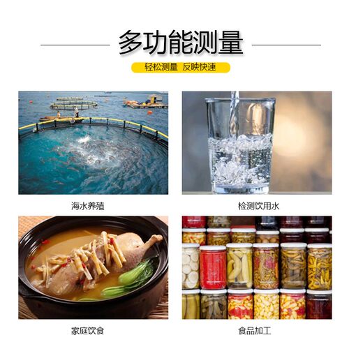 安晨盐度计餐饮食品汤汁卤水厨房咸度电子精度高数显海水淡水养殖