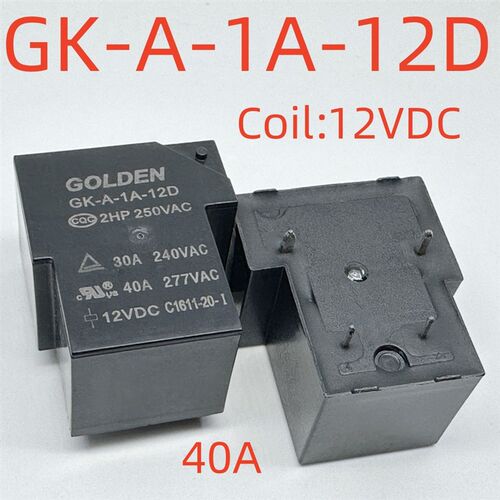 全新 4脚 40A 继电器 GK-A-1A-12D GK-A-1A-24D T90A4