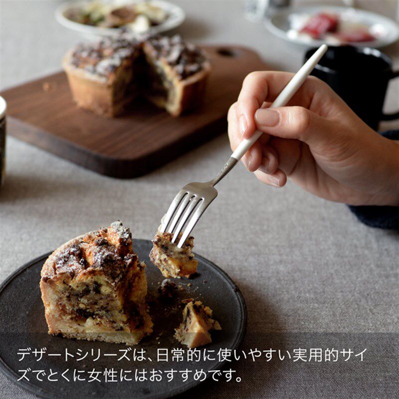 三件包邮葡萄牙进口Cutipol GOA不锈钢餐具白色刀水果叉茶勺筷子
