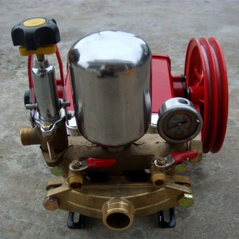 铜泵头/HM52型三缸柱塞泵/农用高压机动喷雾器/担架式喷雾器泵头