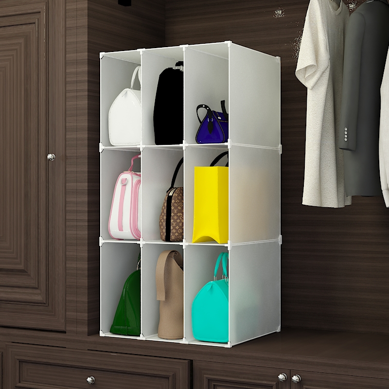 放包包的收纳 衣柜包包整理收纳架子创意多功能落地防尘置物架