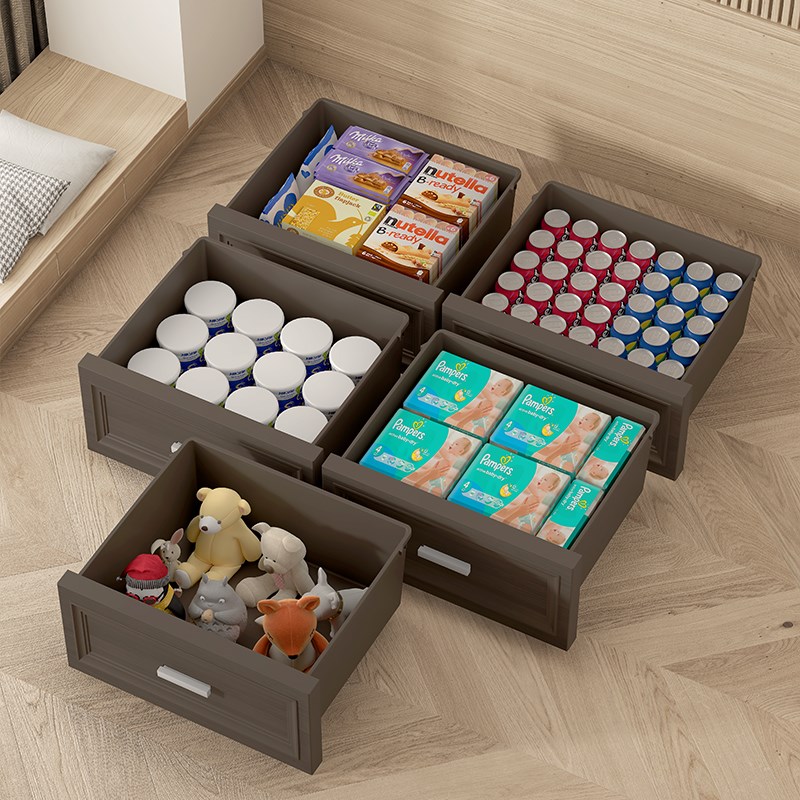 欧式塑料多层加厚收纳箱收纳柜子家用大号抽屉式整理箱衣服置物架