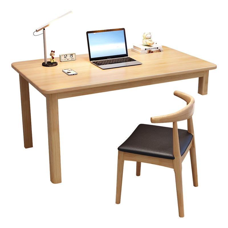 飘窗书桌卧室窗台高低脚写字桌阳台可定制长短腿电脑桌子实木简约