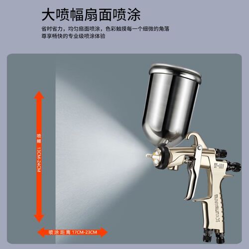 气动喷漆喷枪高雾化w101喷漆枪W-71汽车家具上壶下壶油漆喷枪工具