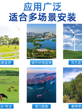 农业气象站室外小型校园农田环境监测系统雨量温湿度光照土壤监测