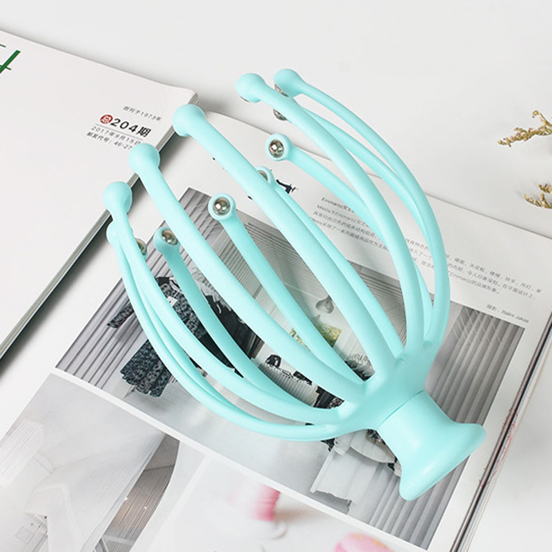 生发养发八爪鱼头皮部按摩器头部经络刷按摩仪穴位按摩器抓头器