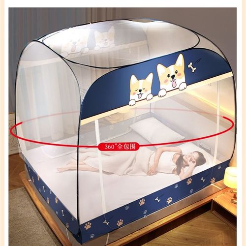 帐子大床帐篷1.8m双人床母子帐篷式蚊帐免安装文章四方形包围房子