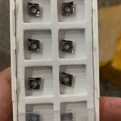 走心机数控刀片CCGT060201 060202 060204不锈钢钛合金内孔小菱形