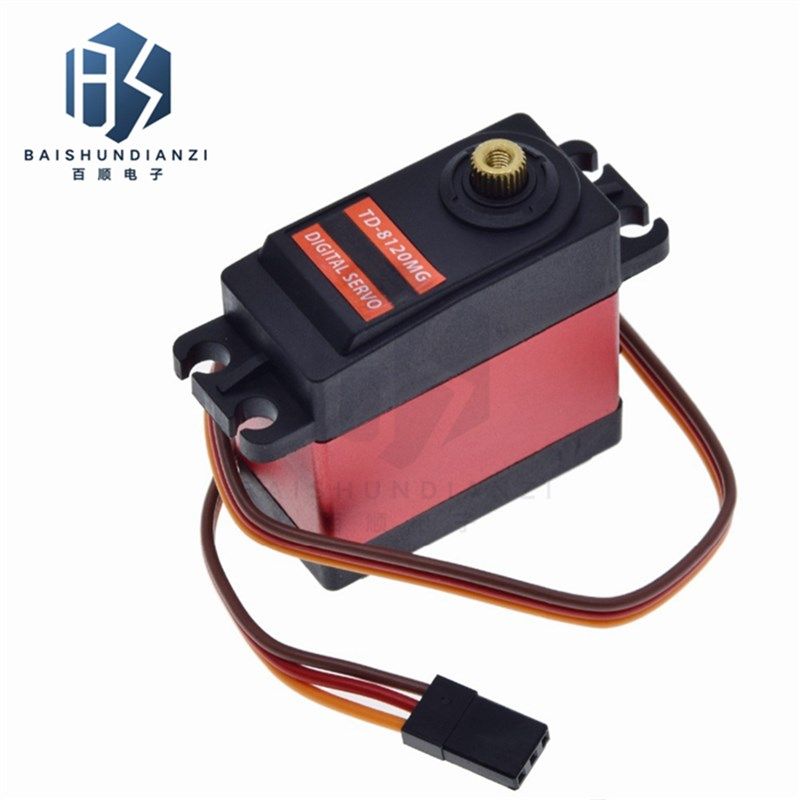 TD-8120MG 15W 20W20KG大扭力扭矩金属壳大角度航模车模防水数码