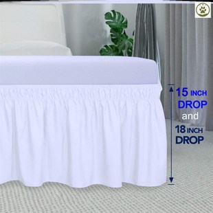 床裙边不带床面防滑床罩裙式 通用床套松紧床围裙单件 花边加厚四季