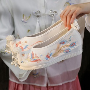 【凤凰】新款汉服鞋子女学生古风女搭配汉服内增高古风鞋汉元素