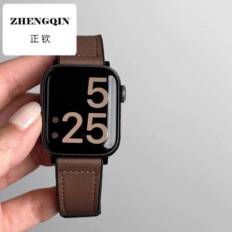 适用华为WATCH D2表带HUAWEI WATCH D血压表男士真皮腕带运动健康