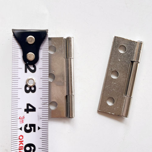 不锈钢铰链2寸3寸迷你铰链子扣荷叶小柜门平开铰链门窗摺页配件卡