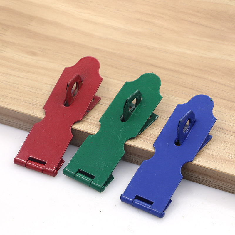 喷塑锁扣/老式门扣/烤漆彩色/门搭扣/吊扣/门锁鼻子/挂锁扣/