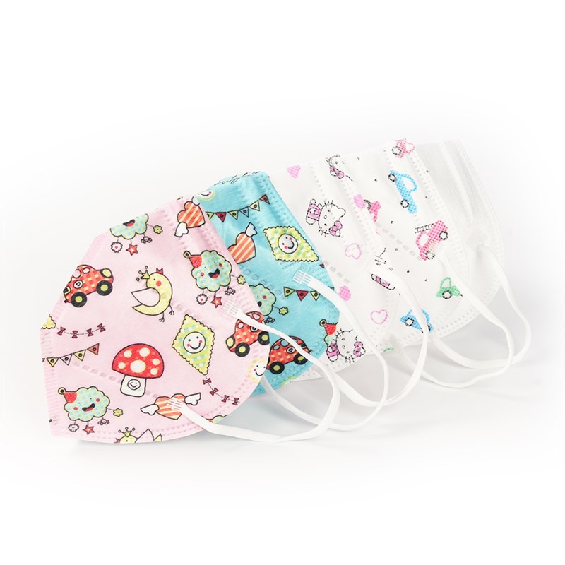 儿童口罩专用3D立体欧盟标准FFP2小孩小学生女孩男童5-12岁独立装