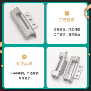 CL132 动力柜铰链企业箱基业箱合页内藏铰链 2A不锈钢铰链配电箱