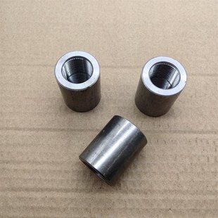 焊接双内丝M18 钢焊接圆柱丝两端加厚接头1818 1.5高压铁材料20